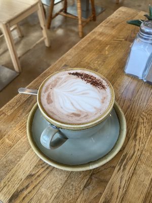   at Bean's Café in East London