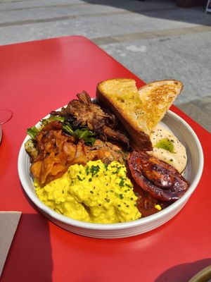 Full English at Bean's Café in East London