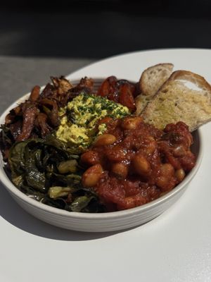   at Bean's Café in East London