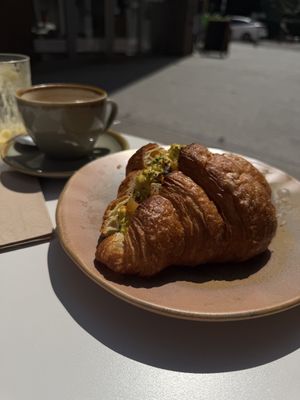   at Bean's Café in East London