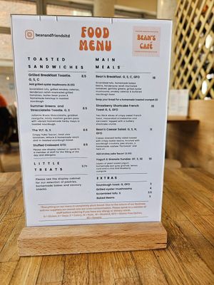  at Bean's Café in East London