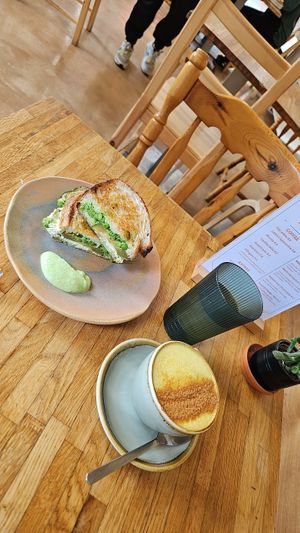  at Bean's Café in East London