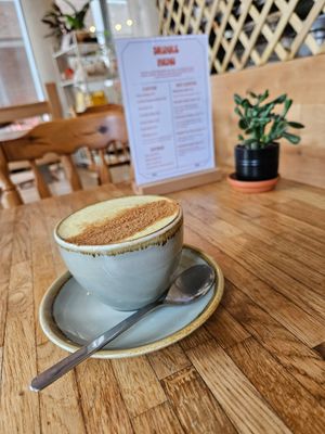  at Bean's Café in East London