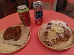  at Bean's Café in East London