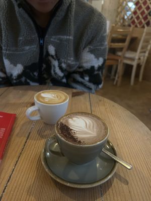   at Bean's Café in East London