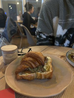   at Bean's Café in East London