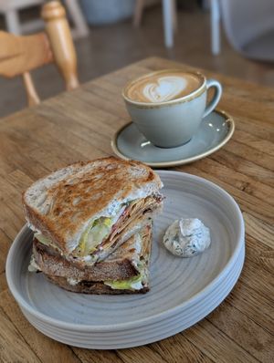  at Bean's Café in East London