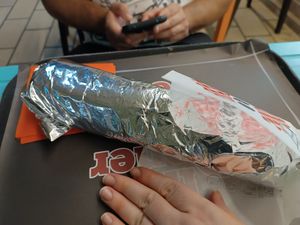 So big portion! at Doner House in Corfu