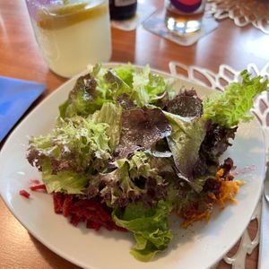 small mixed saladd  at Kickerhüttle Degerfelden in Rheinfelden