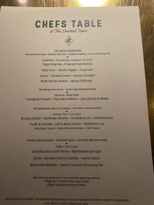   at The Emerald Room in Darlinghurst