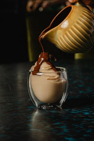 Dandelion Soft Serve + Wattleseed Icemagic at The Emerald Room in Darlinghurst