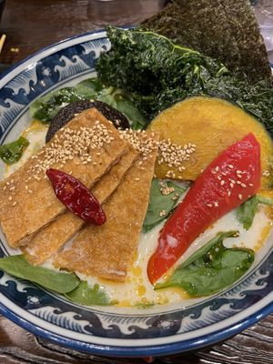 Creamy ramen bowl  at Hinodeya in San Jose