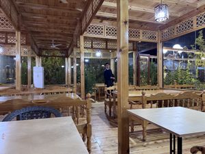   at Chinor Terrace Mangal in Bukhara