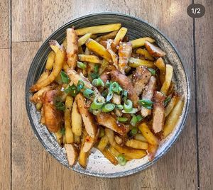 Salt and pepper loaded fries   at The Seacroft in Holyhead