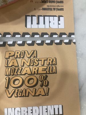 Extra vegan Mozzarella   at Fra Diavolo - Milano Bicocca Village in Milan