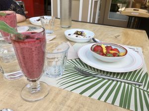 Ontbijtje   at Hoeve Veganza B&B in Vlagtwedde