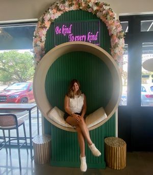   at Just Falafel Vegan Cafe in Houston