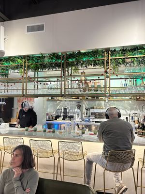 Full bar  at Just Falafel Vegan Cafe in Houston