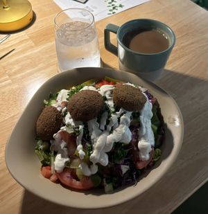 Build Your Own Bowl💜 #Veganuary at Just Falafel Vegan Cafe in Houston