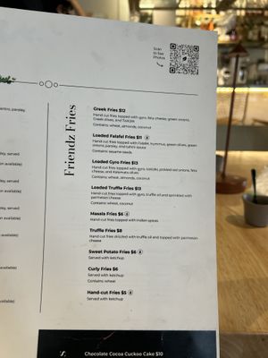   at Just Falafel Vegan Cafe in Houston