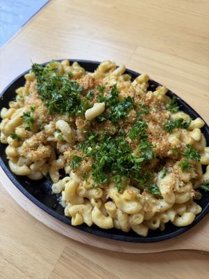 Crispy Baked Mac N Cheesee  at Just Falafel Vegan Cafe in Houston