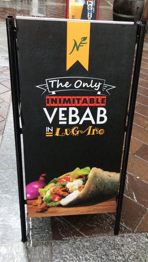 Vebab at Natural Food in Lugano