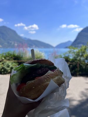 Beyond burgerluv  at Natural Food in Lugano