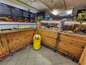 Inside the restaurant at Natural Food in Lugano