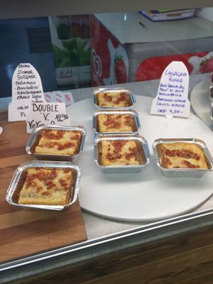 Lasagnas at Natural Food in Lugano