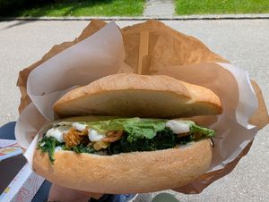 Foccaccia mespotamia at Natural Food in Lugano