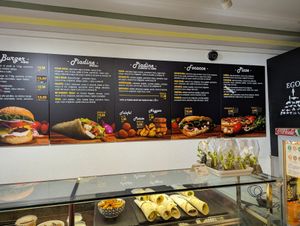 Menu at Natural Food in Lugano