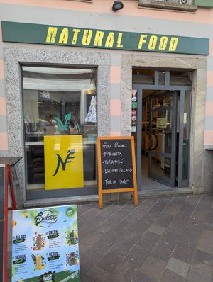 Outside at Natural Food in Lugano