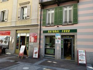 shop front at Natural Food in Lugano