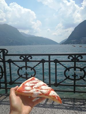 Margherita pizza  at Natural Food in Lugano