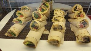 "Meat" Wraps at Natural Food in Lugano