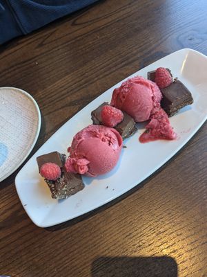 Vegan dessert #Veganuary at Blue Sushi Sake Grill in Franklin