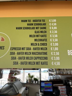 Soy and oat milk avaliable   at Chiosco al Faro di Punta Sabbioni in Cavallino-treporti