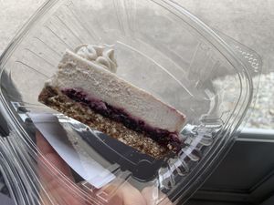 Berry vanilla cheesecake 😋  at Simple Raw Eats  in Bloomington