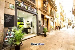 The exterior, really close to the 'plaza george orwell' at Coffee Casa - El Born in Barcelona