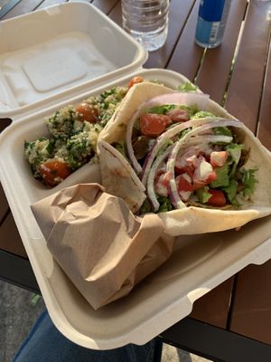 greek gyro 🌱🌱 at Cashew in Chattanooga