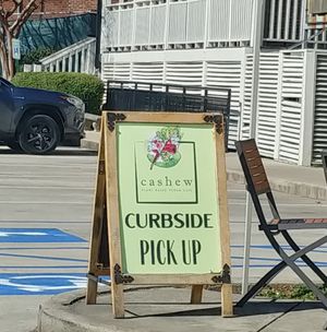 Curbside pickup at Cashew in Chattanooga