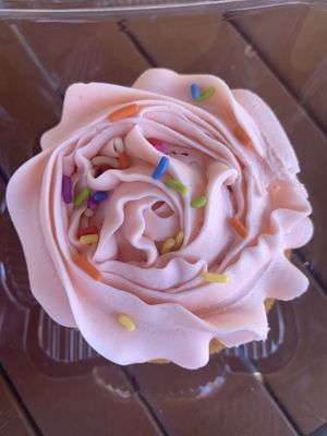 Strawberry cupcake  at Cashew in Chattanooga