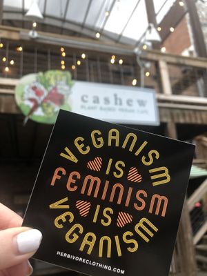 They even sell stickers! at Cashew in Chattanooga
