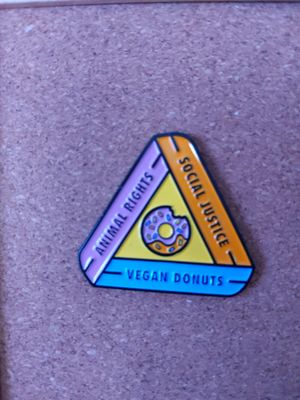 A pin I bought from Cashew at Cashew in Chattanooga