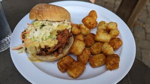 Jackfruit Sandwich at Cashew in Chattanooga