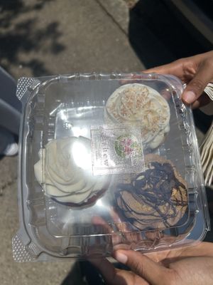 Dessert was a little dry 😞  at Cashew in Chattanooga