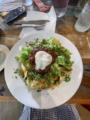 Nachos were by far the best thing    at Cashew in Chattanooga