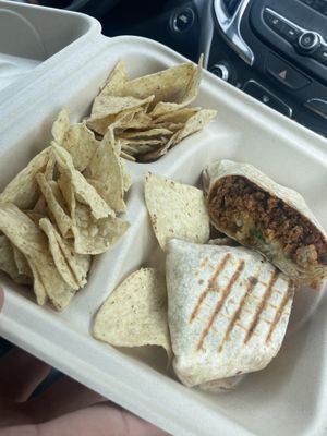 Chorizo Burrito   at Cashew in Chattanooga