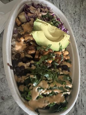 Burrito bowl  at Cashew in Chattanooga