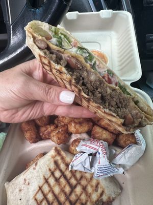 Vegan Crunchwrap!  at Cashew in Chattanooga